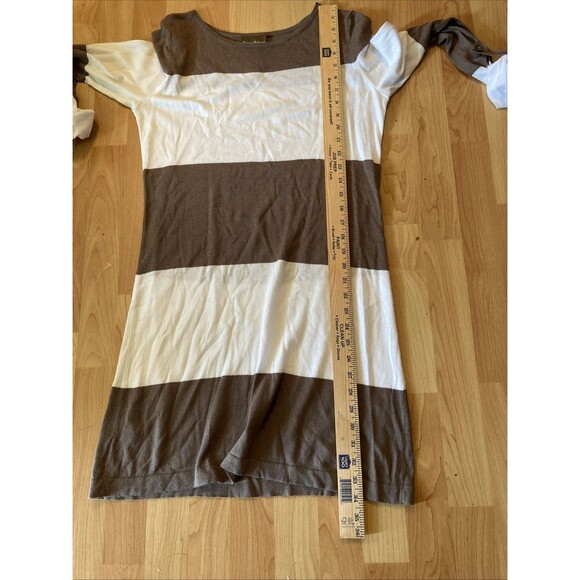 Tommy Bahama Women’s Striped Soft Beach Sweater Dress Swimsuit Cover up Sz M - Picture 7 of 8